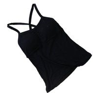 PHOTNO Women&#039;s Back Intersect Vest Top Condole Belt Sports Casual Tank Tops N10