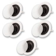 Acoustic Audio HTI6c In Ceiling 6.5" Home Theater 5 Speaker Set 2 Way 1250 Watts HTI6c-5S