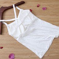PHOTNO Women&#039;s Back Intersect Vest Top Condole Belt Sports Casual Tank Tops N12