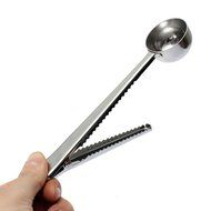 Multifunction Stainless Steel Coffee Scoop With Clip Coffee Tea Measuring Scoop