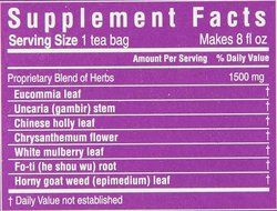 Triple Leaf Blood Pressure Tea Bags - 20 ct N4