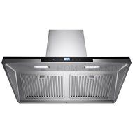 36" Kitchen Under Mount Stainless Steel Touch Screen LCD Range Hood Stove D9