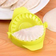 Yosa 2pcs Kitchen Supplies Creative Manual Pack Dumpling Machine Food-grade Plastic (green)