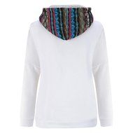Women's Sweater,Laimeng Long Sleeve Plus Velvet Thickened Hooded Sweater Top Blouse (S, Black) N13