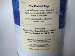 Trader Joe's Wintry Blend Ground Coffee Medium Dark Roast...14 Oz. N3