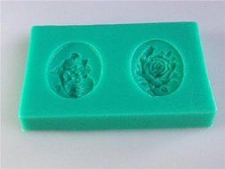 Lover and Rose Shape Chocolate Candy 3d Silicone Mould Cake Tools Bakeware Pastry Bar Soap Mold N2