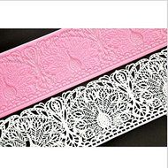 Sher Silicone Mold Lace Mat Fondant Sugar Craft Moulds Cake Decoration Silicone Cake Mold 40cm10cm