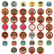 Flavored Coffee Recyclable Single Serve Cups For Keurig K Cup Pod Brewers Variety Pack Sampler, 40 Count