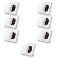 Acoustic Audio S191 In Ceiling / In Wall 7 Speaker Set 2 Way Home 1400 Watt S191-7S