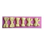 LYNCH Bowtie And Bowknot Shape Silicone Mold Chocolate Fondant Kitchen Accessories,Pink