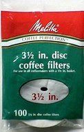 White Disc Coffee Filter N2