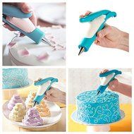YOFAN 11-Piece Cake Decorating Pen Set , Icing Piping Tool Kit with 4 Tips and Nozzles N6