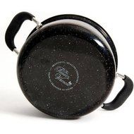 The Pioneer Woman Vintage Speckle 3-Quart Soup/Chili Casserole with Lid, Black N4