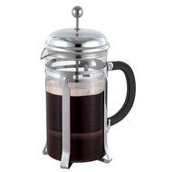 HILISS French Press Coffee Maker with Stainless Steel Plunger & Heat Resistant Glass, Chrome 34 oz. N3