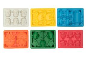 Silicone Ice Cubes Trays Molds for Star Wars Candy Gummy Chocolate Crayon Soap - Set of 6 N4