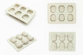 Silicone Ice Cubes Trays Molds for Star Wars Candy Gummy Chocolate Crayon Soap - Set of 6 N5