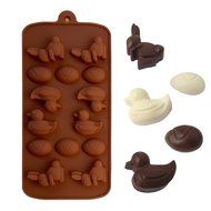 Egg Easter Rabbit Duck Shape Chocolate Silicone Mold Baking Cake Decoration Mould N2