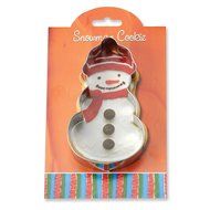 Snowman Cookie and Fondant Cutter - Ann Clark - 5 Inches - US Tin Plated Steel N2
