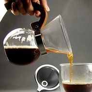 Coffee Dripper - Stainless Steel Reusable Coffee Filter for the best Drip Coffee - Pour-over Coffee Maker N2