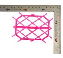 FOUR-C Cake Tools Embossing Fondant Cutter Sugarcraft Cutter for Cupcake Decorating Color Red N4
