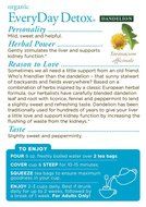 Traditional Medicinals Organic Everyday Detox Lemon Tea, 16 Tea Bags (Pack of 6) N6
