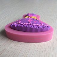 Pinkie Tm Strapless Dress with Wedding Gown Fondant Cake Resin Flower Mold Chocolate Clay Resin Mould Sugarcraft... N2