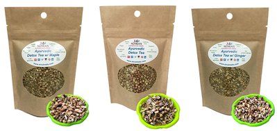 Organic Ayurvedic Cumin, Coriander and Fennel Tea - Stress Relief Detox Tea (Original, 1.5 oz.) N5