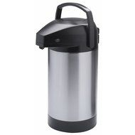 HUBERT Stainless Steel 3 Liter Airpot with Pump Lid