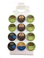 Marketing Holders 12-Slot K-Cup Holder - Coffee Cup Design (Solid Orange) N14