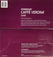 Starbucks Caffe Verona Dark, K-Cup for Keurig Brewers, 96 Count N15