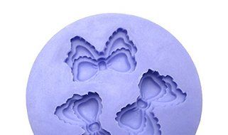 Mini Silicone Sugar, Fondant and Cake Mold, Bow Theme N3