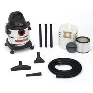Shop-Vac 5986000 5-Gallon 4.5 Peak HP Stainless Steel Wet Dry Vacuum N2