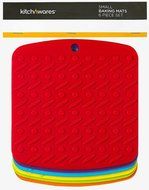Silicone Baking Mat, Non-Stick Cooking Mat - 2 Pack (red+blue) 11.5X16.5 N8