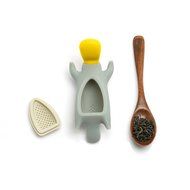 Tea Infuser Gift Set for Loose Leaf Tea, Cute Platypus Tea Strainer Couple in Lovely Gift Box, Set of 2, Grey... N8