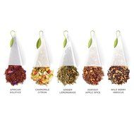 Tea Forte Presentation Box Sampler with 20 Handcrafted Pyramid Tea Infusers - Herbal Tea Assortment N2