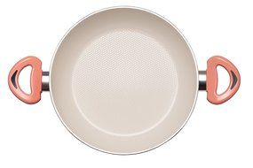 Essenso Ecotouch Lazio Enamel-Coated Low Dutch Oven with Nonstick Ceramic Interior, PTFE / PFOA Free, 3 Quart,... N10
