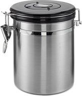 Coffee Canister - 16 Ounces - by Mixpresso (Stainless Steel)