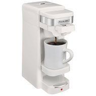 Proctor Silex Single-Serve Compact Coffee Maker, White