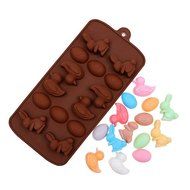 Wocuz Animal Album Shaped Chocolate Candy Making Supplies Molds Fondant Making Pan Supplies Food-grade Silicone... N7