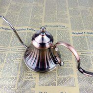 Easydeal Stainless Steel Retro Elegant Luxury Royal Coffee Maker Pot with Lid, 420ML