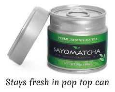 SayoMatcha Organic Matcha Japanese Green Tea Powder Ceremonial Grade, 30g N4
