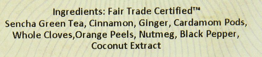 Zhena's Gypsy Tea Coconut Chai Green Organic Loose Tea, 16-Ounce Bag
