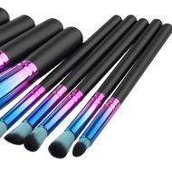Mikey Store Cosmetic Makeup Brush Makeup Brush Eyeshadow Brush (10pc Black) N10