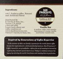 Don Francisco's, Family Reserve, Vanilla Nut, Single Serve Coffee, 12 Count, 4.02oz Box (Pack of 3)
