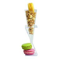 Individual Acrylic Cone Stand 6 inches 5 count box N5