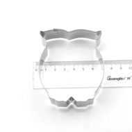 GXHUANG Owl Cookie Cutter - Stainless Steel, for Anniversary Birthday Christmas New Year Party N4