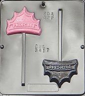 Crown &quot;Princess&quot; Lollipop Chocolate Candy Mold 3417