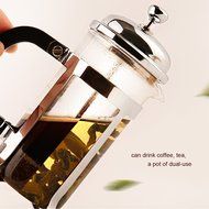 UBLISS Stainless Steel Teapot,Coffee French Pressure Pot 1000ml
