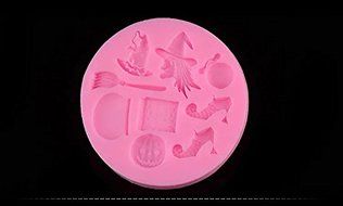 Topnew-Candy Cavity Silicone Chocolate Mold Candy and Gummy Moulds Halloween Supplies H1634