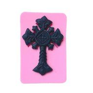 Yunko Cross Shape Silicone Fondant Mold DIY Decorating Cake Mold N2